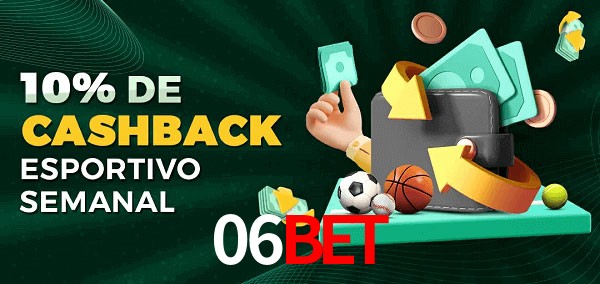 10% de bônus de cashback na 06BET